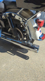 Competition 4" Chrome MF-20B-CC megaphone Slip-On Mufflers Exhaust for 1995-2016 Harley Touring
