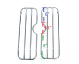 Mutazu Improved Design HL Chrome Top Rails Racks fits HL Universal Saddlebags