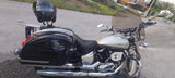 Universal MU Hard Saddlebags - Gloss Black