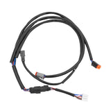 Black Rear CVO Style Fender System W/ light For Harley Touring Electra Glide 2009-2013