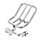 Chrome Motorcycle Rear Fender Luggage Rack For Harley Road King FLHR 1997-2008 98 99