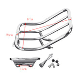 Chrome Motorcycle Rear Fender Luggage Rack For Harley Road King FLHR 1997-2008 98 99