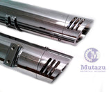 MUTAZU 4" Thunder Slip On Mufflers Exhaust IM-05-CC Indian Chieftain, RoadMaster