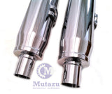 MUTAZU 4" Thunder Slip On Mufflers Exhaust IM-05-CC Indian Chieftain, RoadMaster
