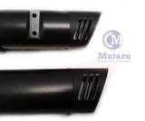 MUTAZU 4" Thunder Slip On IM-05-BB Mufflers Exhaust Indian Chieftain, RoadMaster.