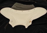 34" White Universal motorcycle Cruiser fairing batwing w /windshield w/ Hardware