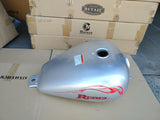 Mutazu Silver/ Graphic  Premium Quality Large Vented Gas Tank Petcock & Lock for Honda Rebel 250