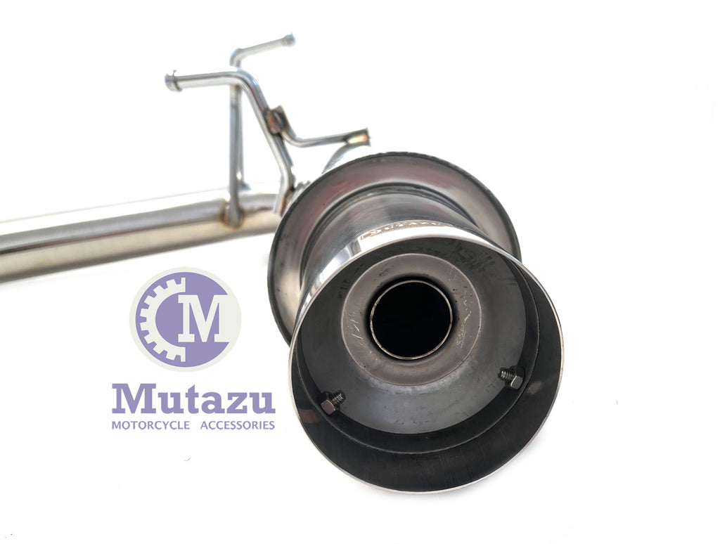 Mutazu Aggressive Axle-Back Exhaust Muffler for 1999-2005 Mazda