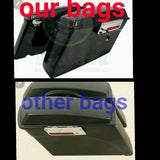 Harley STYLE Saddlebags & Chrome Softail Conversion Brackets for Harley