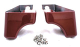 4" CVO Style Fire Red Extensions for 94-2013 H-D Touring Hard bags