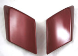 Mutazu Custom Fire Red Stretch Extended Side Covers For Harley Touring Models