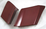 Mutazu Custom Fire Red Stretch Extended Side Covers For Harley Touring Models