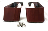 4" CVO Style Fire Red Extensions for 94-2013 H-D Touring Hard bags