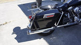 MUTAZU 4" Roaring Series MF-04 Slip-On Mufflers Exhaust 1995-2016 Harley Touring
