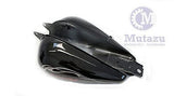 Mutazu Black with Flame Large Gas Tank w petcock & lock set for Honda Rebel 250