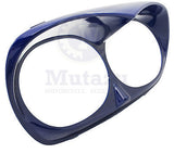 Cobalt Blue Bad Boy Bezel for Harley Road Glide