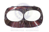 Black Cherry Bad Boy Bezel for Harley Road Glide