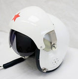 Air Force Motorcycle Helmet, with Dual Visors, Clear or Black, One size fits all