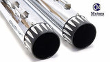 MUTAZU 4" Roaring Series MF-01 Slip-On Mufflers Exhaust 1995-2016 Harley Touring