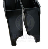Mutazu Stretched Extended Saddlebags 4" Fit Harley FLH FLT Touring Bases 94-2013