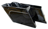 Mutazu Stretched Extended Saddlebags 4" Fit Harley FLH FLT Touring Bases 94-2013