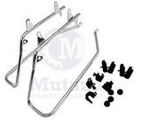 Chrome Softail Conversion Mounts for Harley Touring Saddlebags