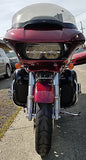 Vivid Black Lower Vented Fairing Kit Leg Warmer for 2014 & Up H-D Touring