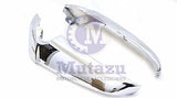 Mutazu Chrome Radiator Side Covers shrouds for Harley Davidson V Rod VROD VRSC