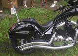 Universal LN Hard Saddlebags - Glossy Black