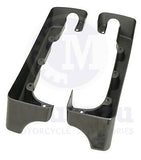 4" CVO Style Black Pearl Extensions for 94-2013 H-D Touring Hard bags