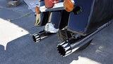 MUTAZU 4" Roaring Series MF-23N-CC Slip-On Mufflers Exhaust 2017-UP Harley Touring Models
