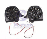 SPEAKER BOXES PODS FOR HARLEY TOURING VENTED LOWER FAIRING 6.5" FLHT FLHX FLTR
