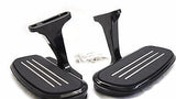 Mutazu Streamliner Style Black Passenger Floor board for Harley Davidson Touring