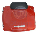 Mutazu Scarlet Red Premium Hardware Razor Tour Pak for Harley Touring