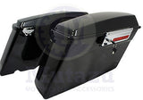 Harley STYLE Saddlebags & Chrome Softail Conversion Brackets for Harley