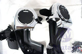 Chrome Face Lower Vented Fairing Kit with 5.25" Speakers (1983-2013)