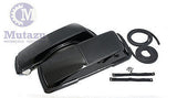 Mutazu 6 x 9 Speaker Lids Harley Touring Saddlebags 1B with waterproof covers