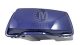 Mutazu Complete Fat Ass Wide Cobalt Blue Hard Saddlebag Fits Harley Touring Road