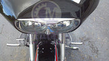 Matte Black Bad Boy Bezel for Harley Road Glide