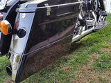 6" Non Tapered Vivid Black Extensions for 94-2013 H-D Touring Hard bags