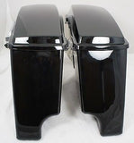 Fat Ass Wide Width 4" Extended Hard Saddlebags for H-D Touring