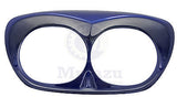 Cobalt Blue Bad Boy Bezel for Harley Road Glide