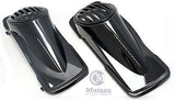 Mutazu Sloped Design 6x9 Speaker Lids for 1994-2013 Harley Touring in Vivid Black