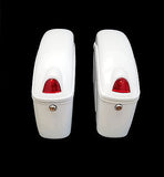 Universal FY Hard Saddlebags - Gloss White