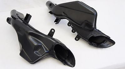 Mutazu ABS Ram Air Intake Tubes For Suzuki GSXR 600 750 2011-2016 – Raw Plastic, Custom Fit