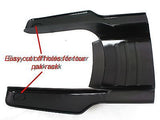 Denim Matte Black 7" Rear Fender Extension Stretched Filler for Harley Touring 09 & up