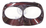 Black Cherry Bad Boy Bezel for Harley Road Glide