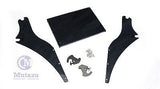 Black Detachable Two Up Rack Mount For H-D Touring 97-2008