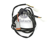 Fire Red Hard saddlebag lid LED Spoiler kit fit Harley Touring Saddle bags