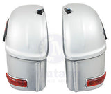 Universal RS Hard Saddlebags - Silver